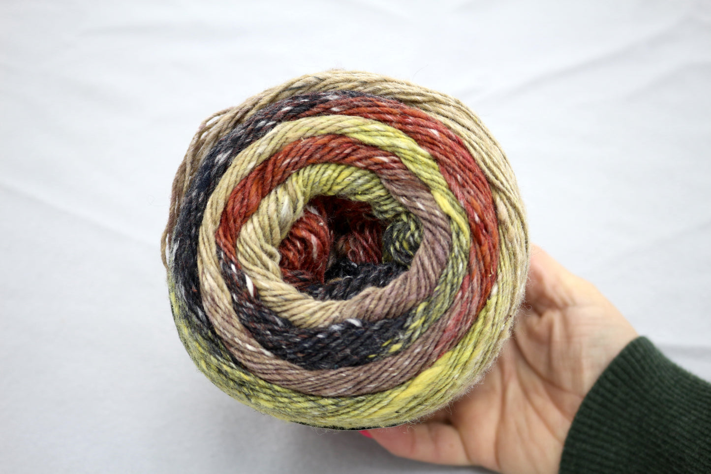 Noro Yarn Cake Geshi – The World of Nature – Self Striping Earth Tones – Made in Japan – 1 Skein