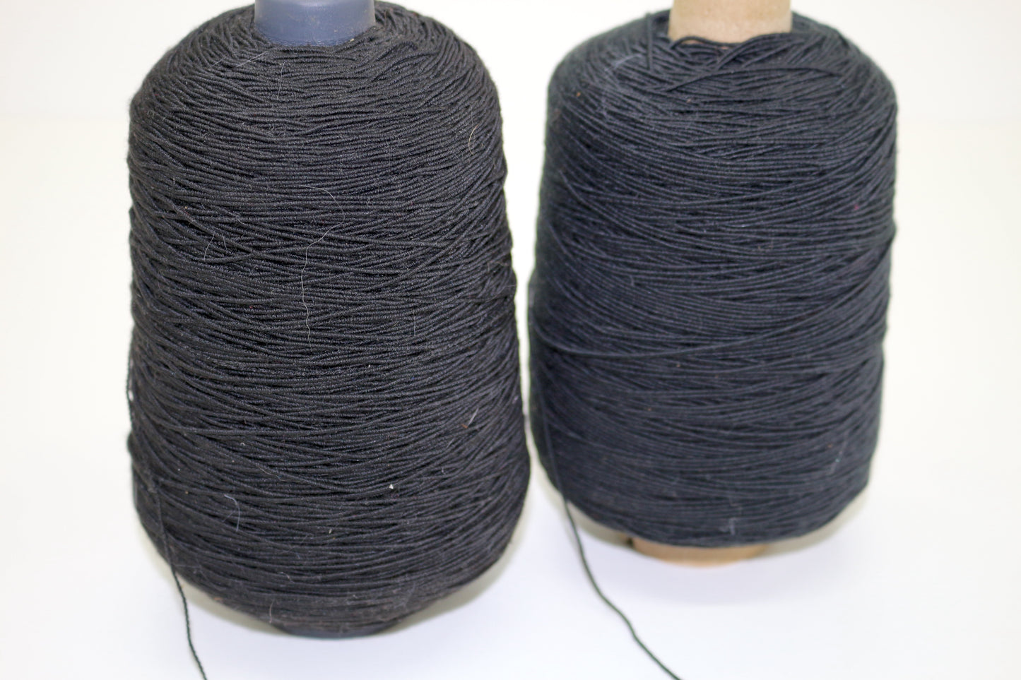 Black Elastic Thread Cones – Bundle of 2 Large Rolls – Sewing & Serger Thread