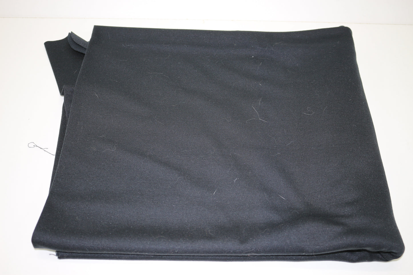Black Heavy Knit Fabric - 2 Way Stretch - 58" x 1.25y