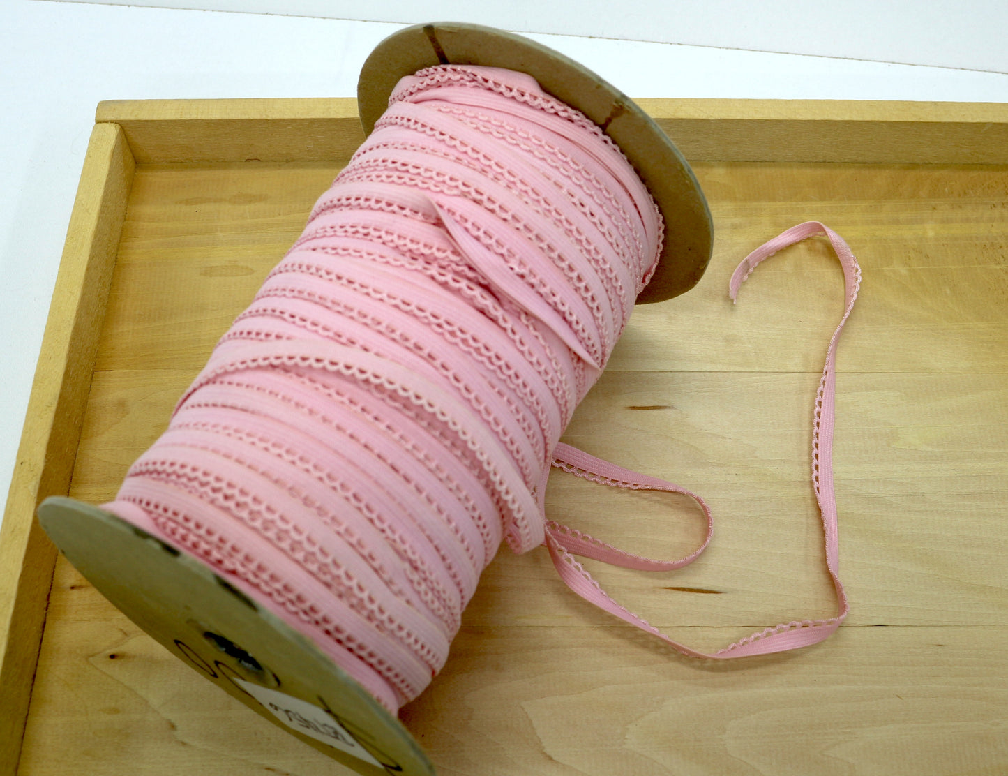 Pink Elastic on a Roll .25" wide