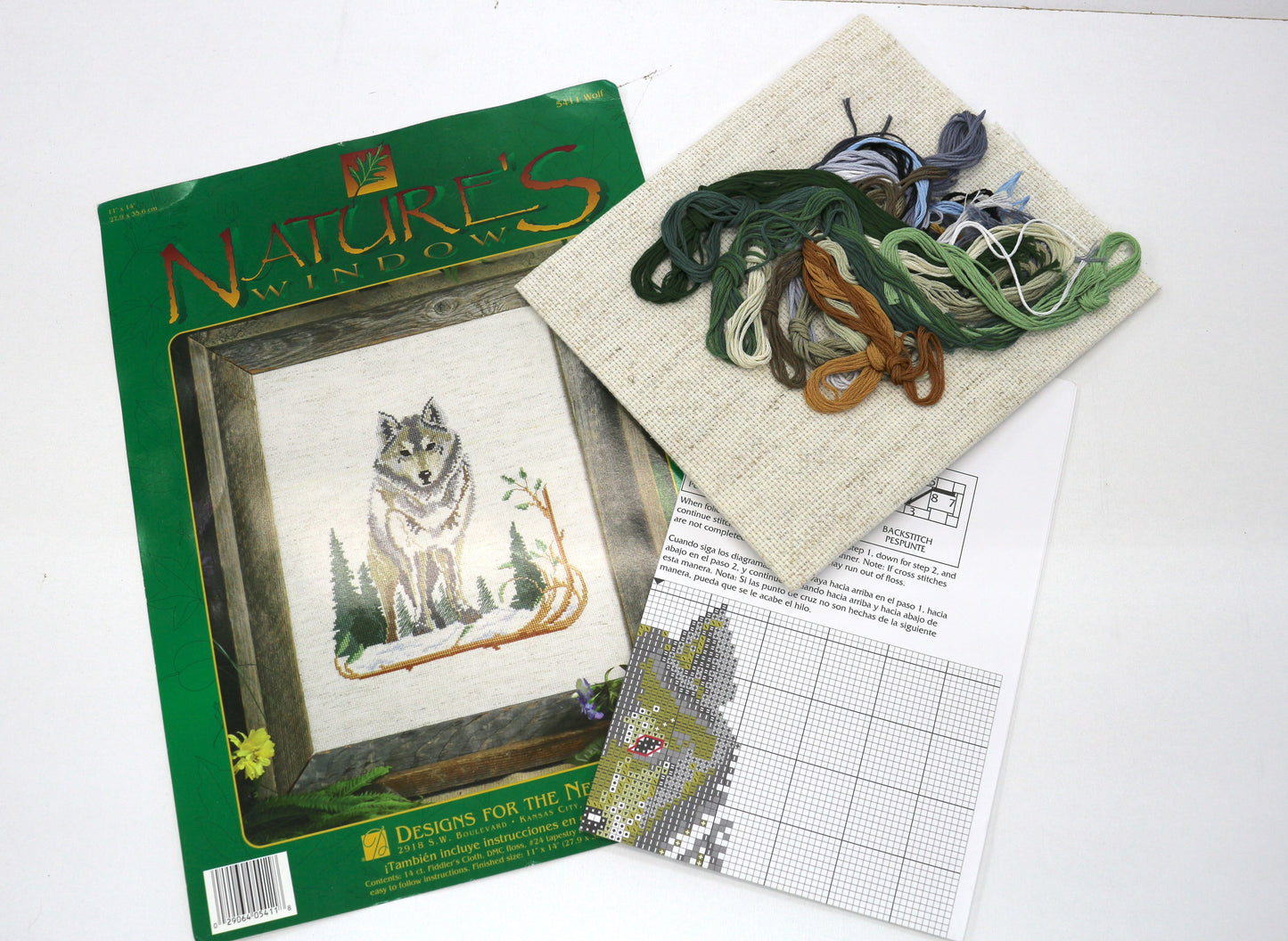 Natures Window Wolf Cross-Stitch Kit
