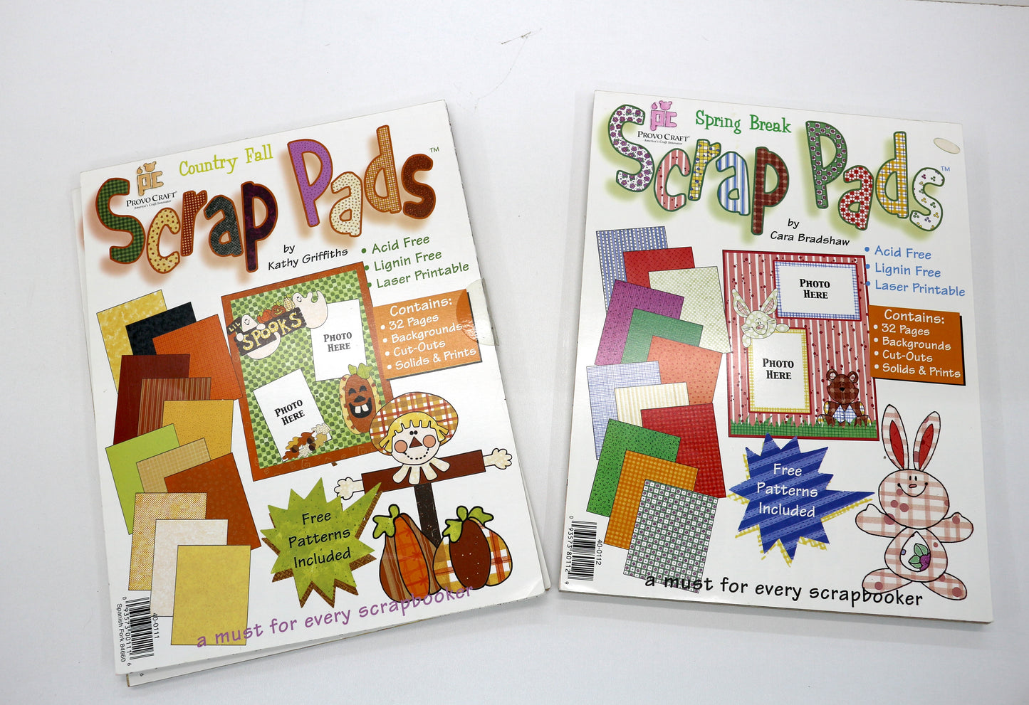 Provo Craft Scrap Pads Country Fall OR Spring Break