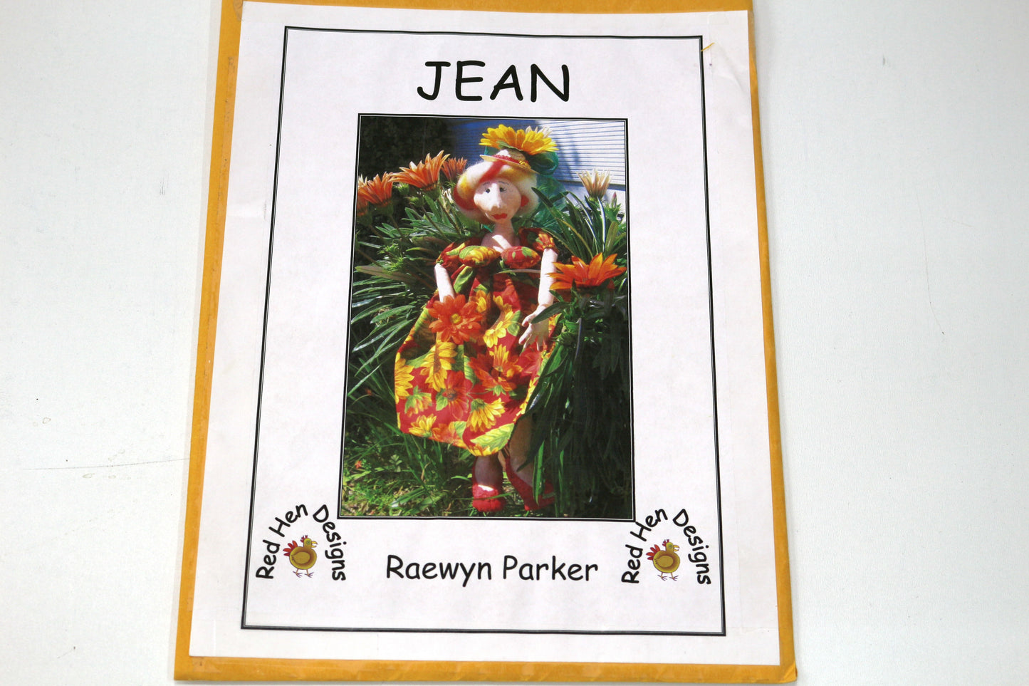 Jean Doll Sewing Pattern by Raewyn Parker