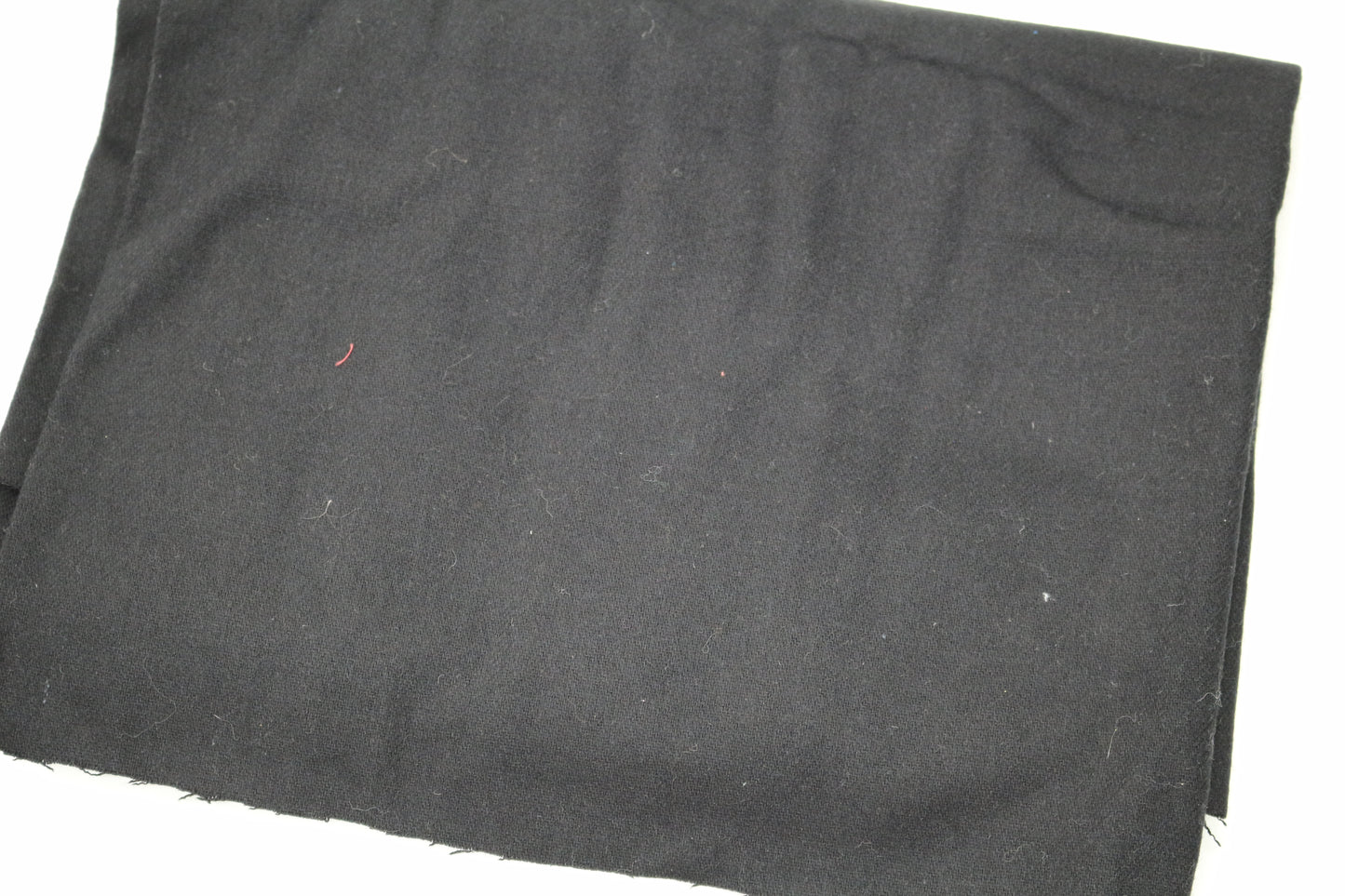 Black Wool Blend Fabric 58" x 1.25 yds