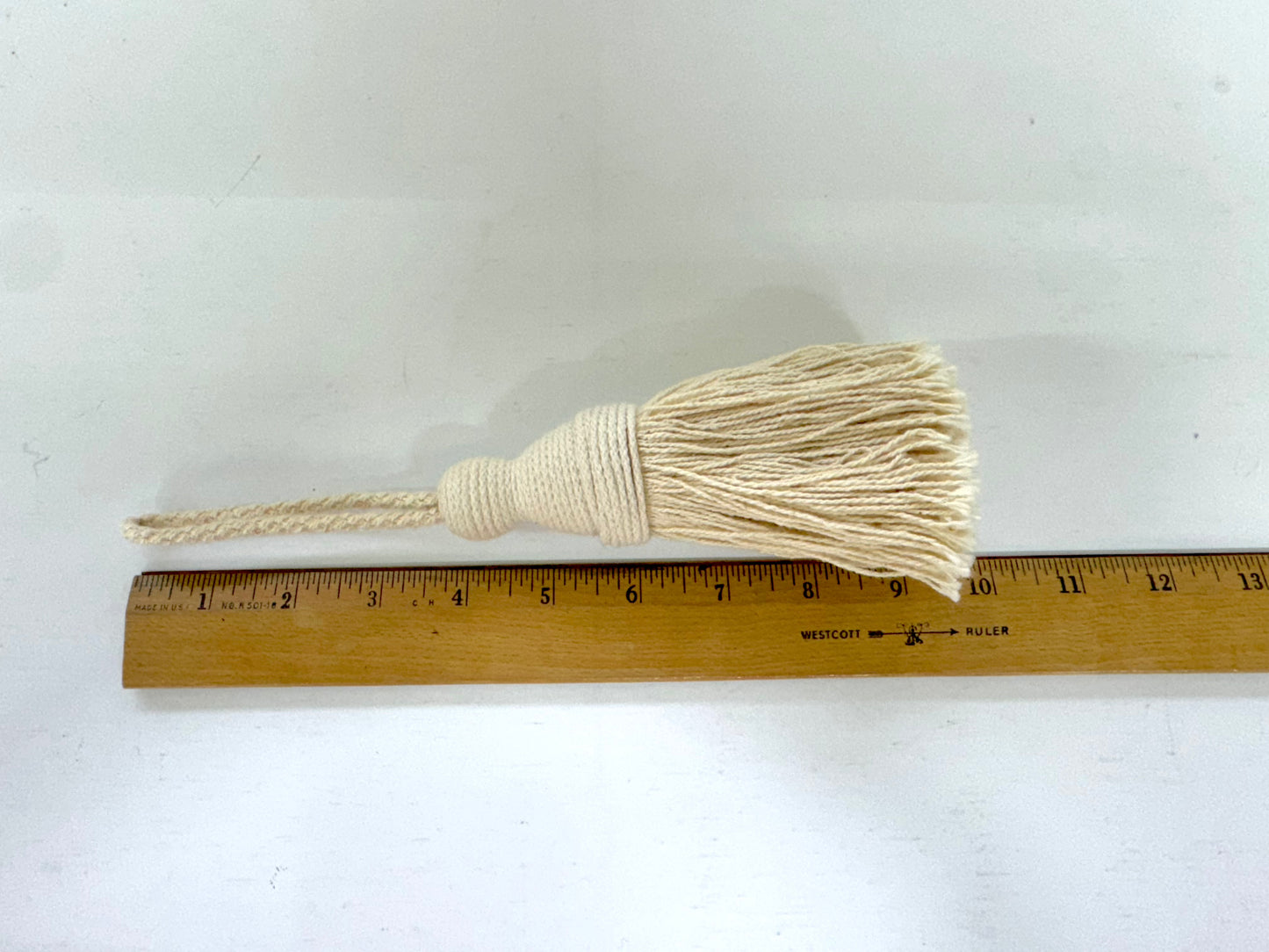 Set of 4 Cream Tassels — Perfect for Crafts, Decor & DIY Projects