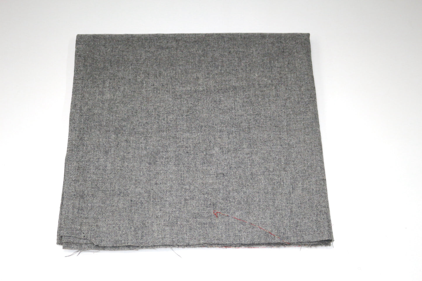 Heather Gray Wool Blend Remnant - 56" x 3/4 yd