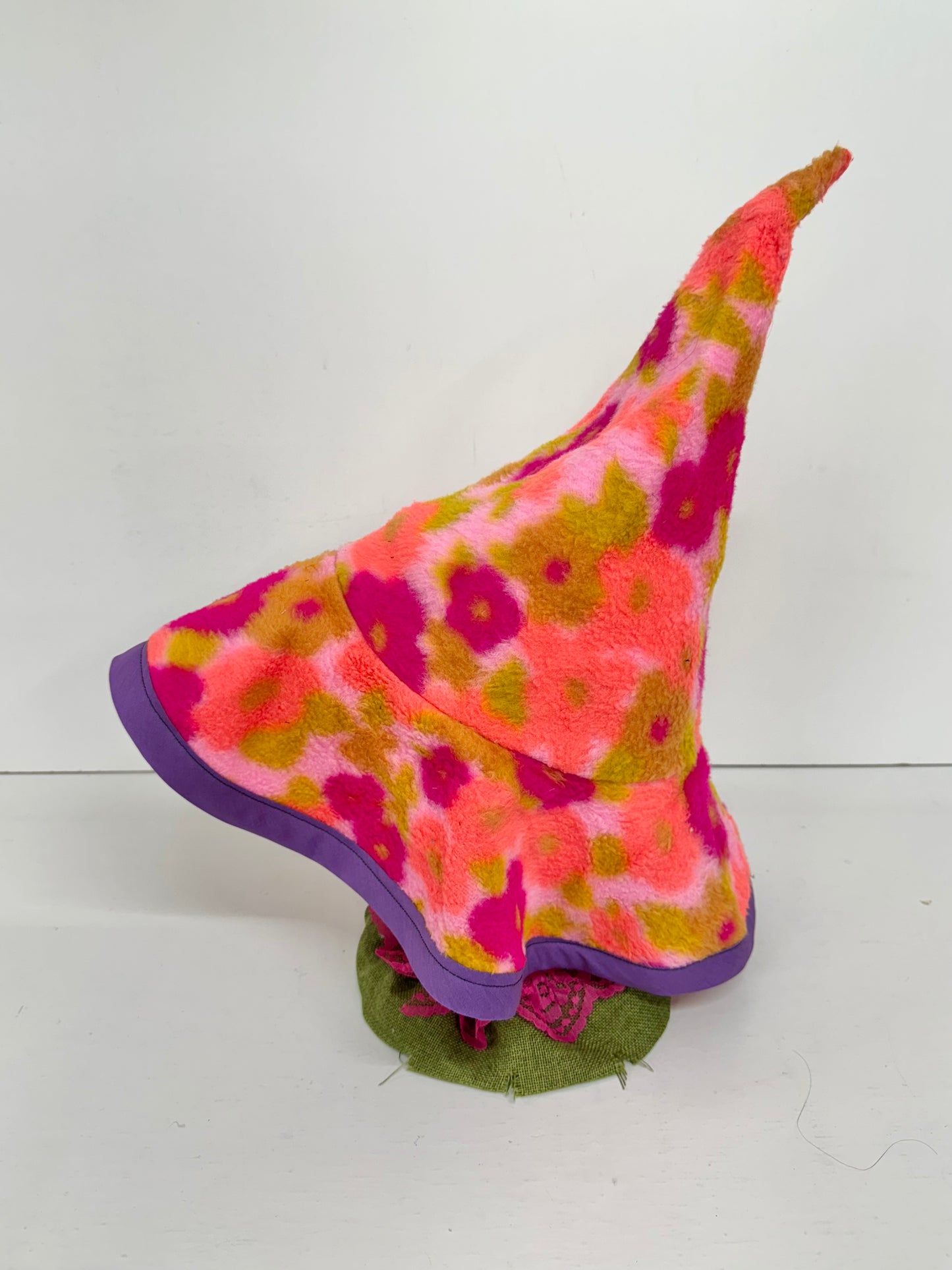 ✨ Handmade Floppy-Brim Witch Hat