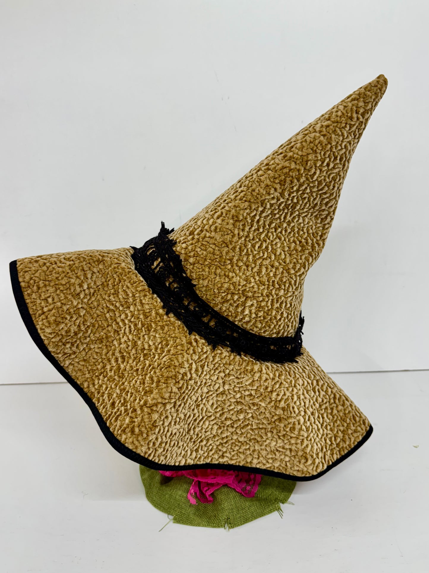 ✨ Handmade Floppy-Brim Witch Hat
