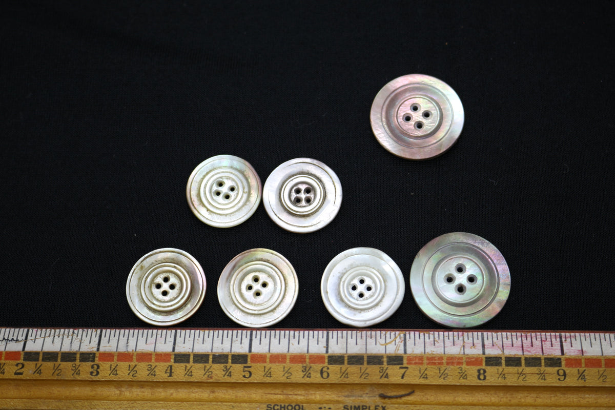 Misc. Oyster Shell Button Lot