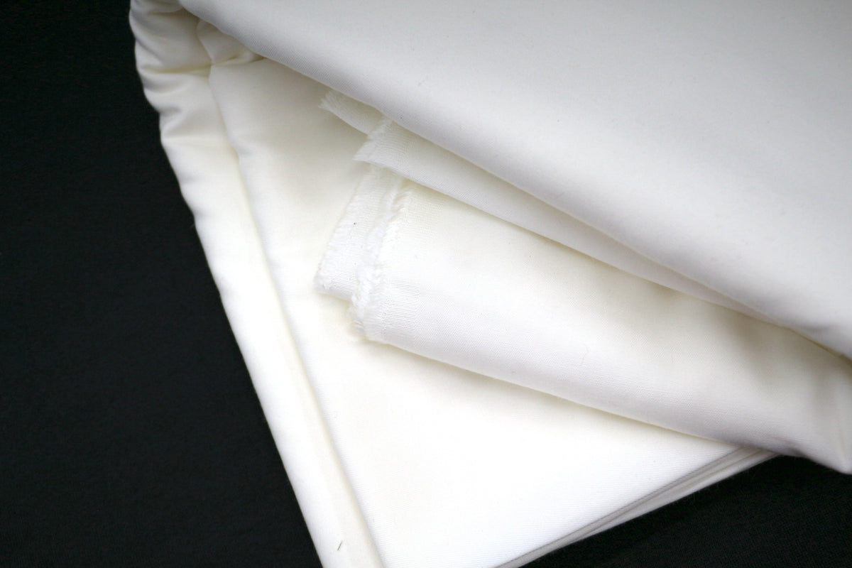 White Cotton Twill Fabric 64" x 4.75 yds
