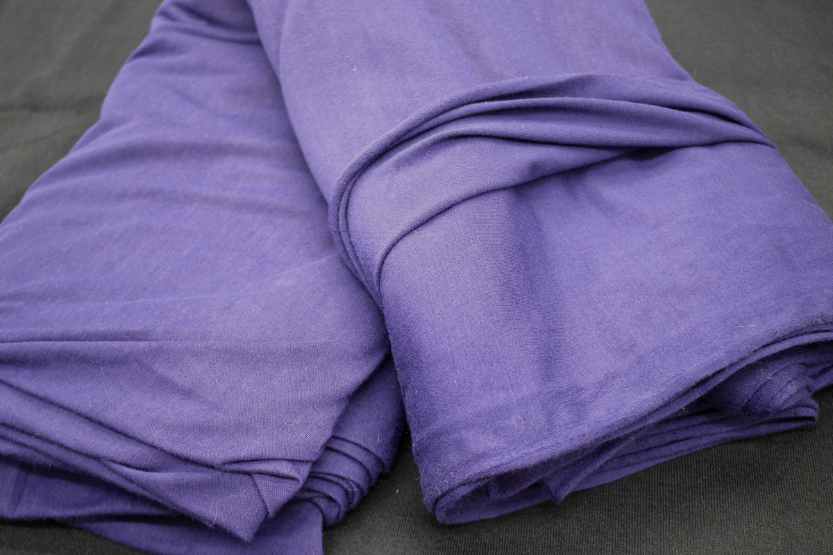 4 Way Stretch Blue/ Purple Jersey Knit Fabric 60" x 5.75 yds