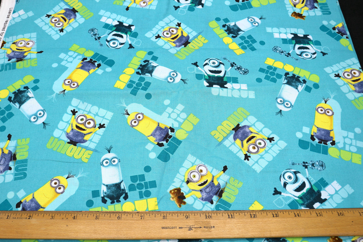 Unique Minions Cotton Fabric 44" x 4 yds