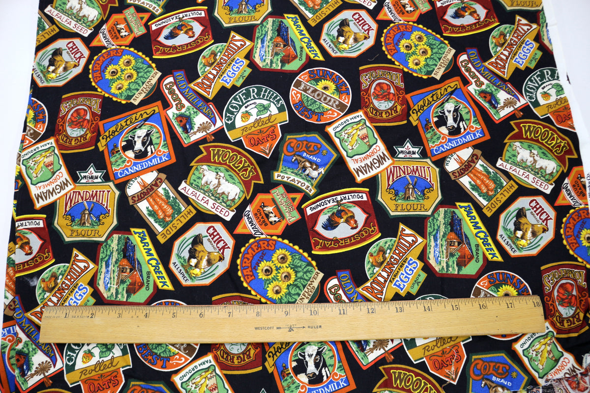 Patches on the Farm Cotton Fabric 44" x 2 yds