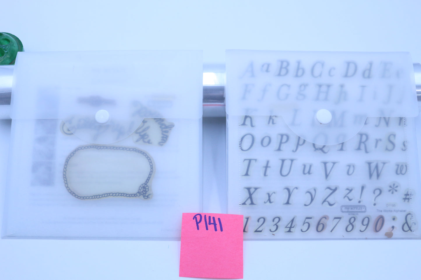 My Acrylix THE WORKS ALPHABET or ROUND EM' UP