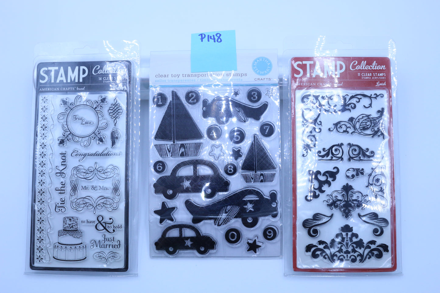 CLEAR STAMPS TOY TRANSPORTATION or WEDDING or LAVISH