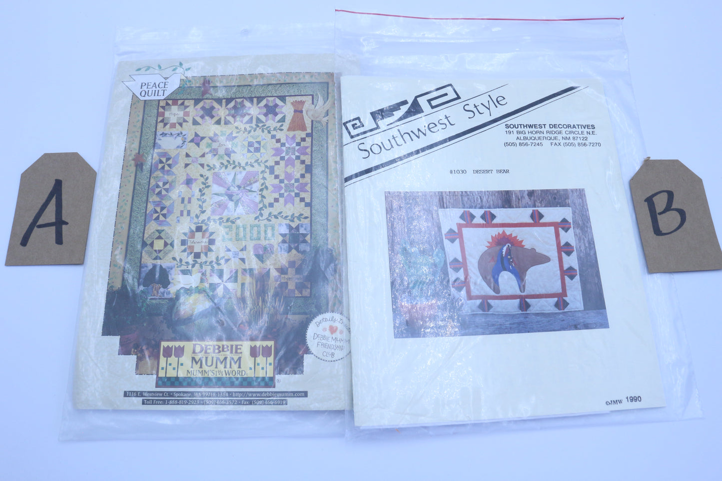 Debbie Mumm Peace Quilt or Southwest Style Quilt Pattern PK150