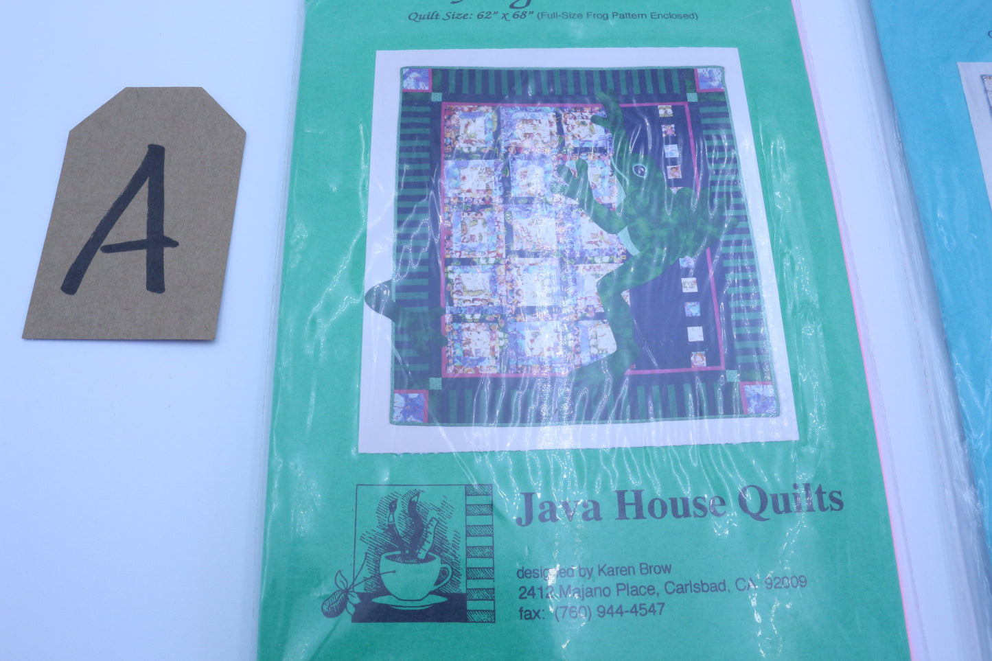 Java House Quilts Frog Cabin or Finship Quilt Pattern PK151