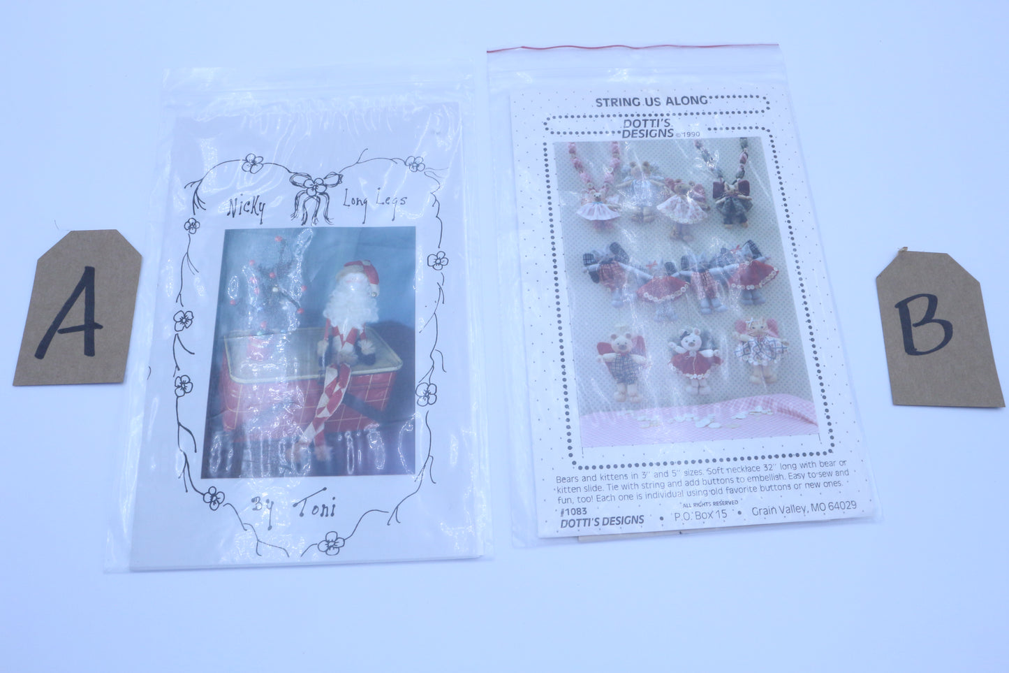 Nicky Long Legs Pattern or String us along Toy Pattern PK157