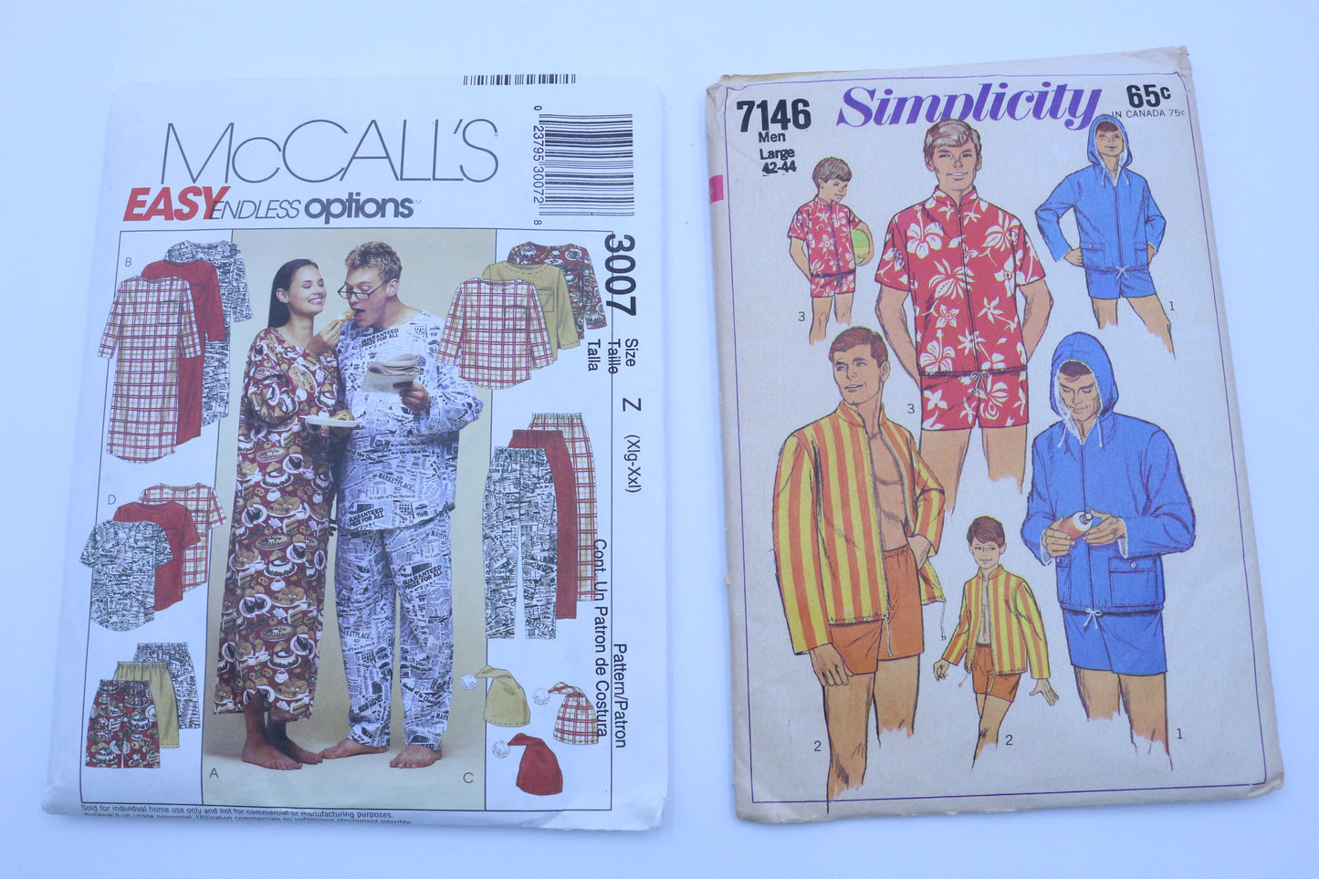 Simplicity 7146 Sewing Pattern or McCalls 3007 Sewing Pattern