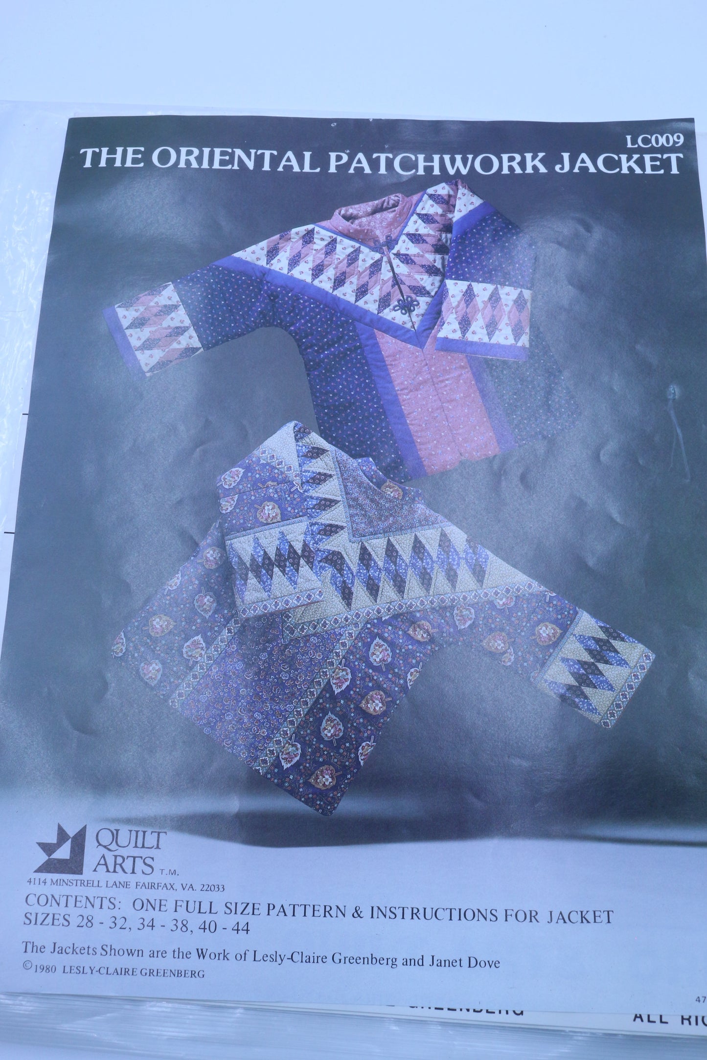 The Oriental Patchwork Jacket Sewing Pattern