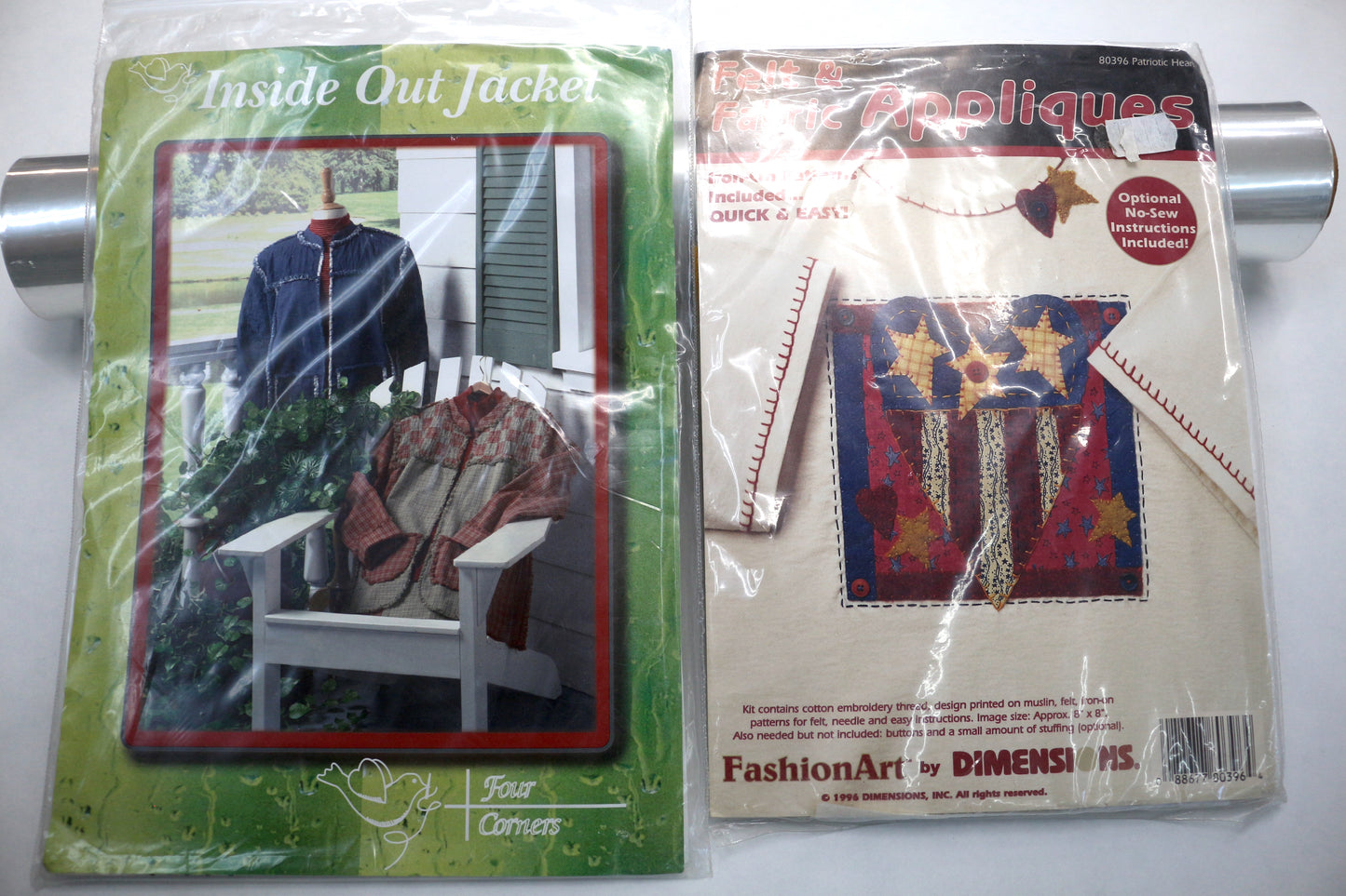 Inside Out Jacket Or Felt & Fabric Appliques