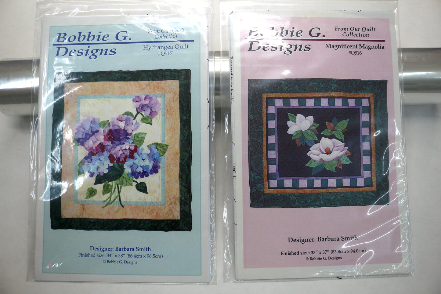 Bobbi G Design Hydrangea Quilt Pattern or Magnificent Magnolia Quilt Pattern