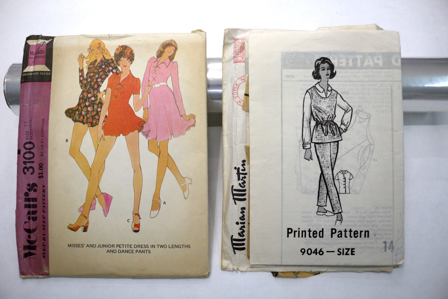 McCalls 3100 Sewing Pattern or Marian Martin 9046 Sewing Pattern