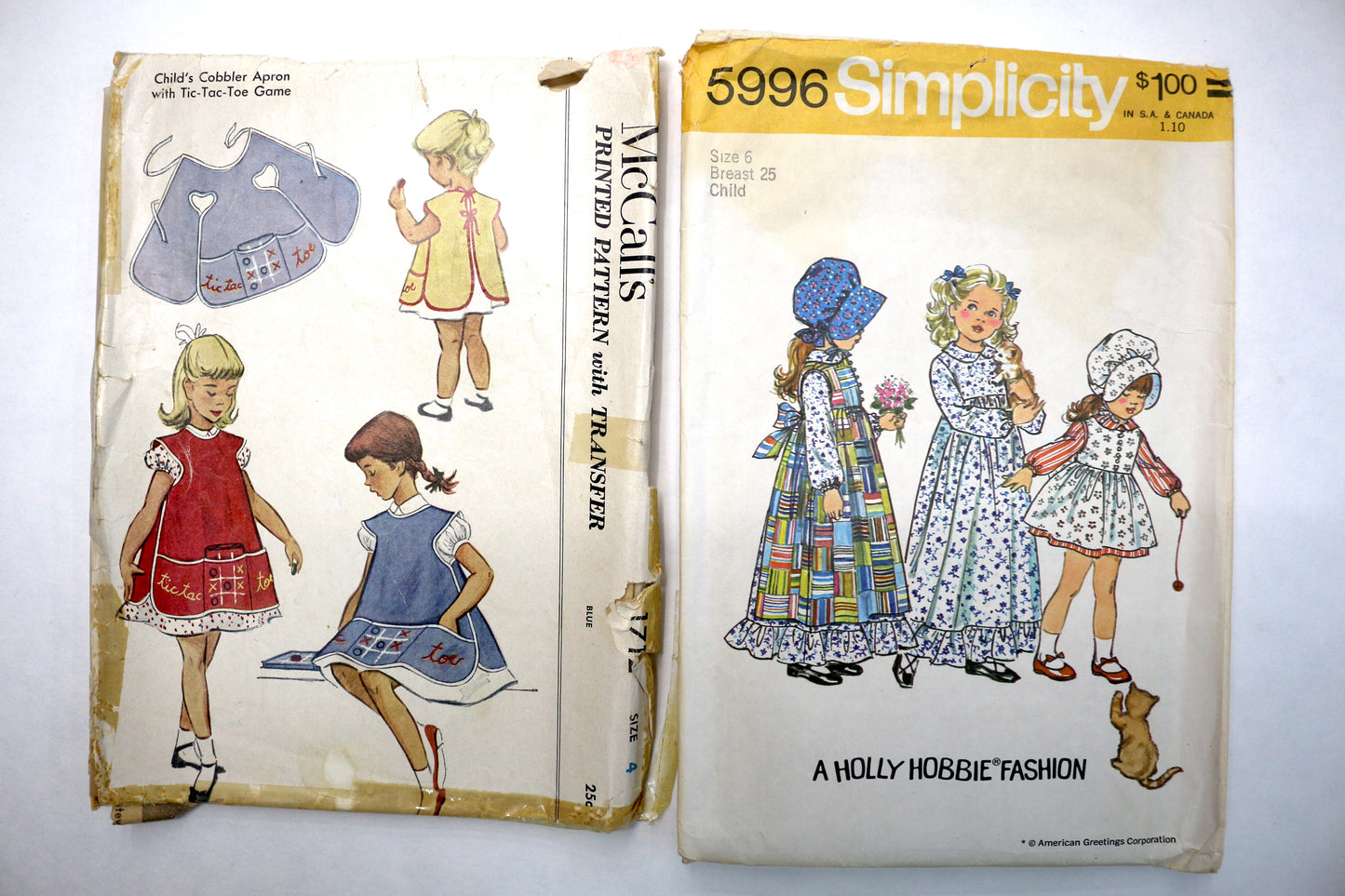 Simplicity 5996 Sewing Pattern or McCalls 1712 Sewing Pattern