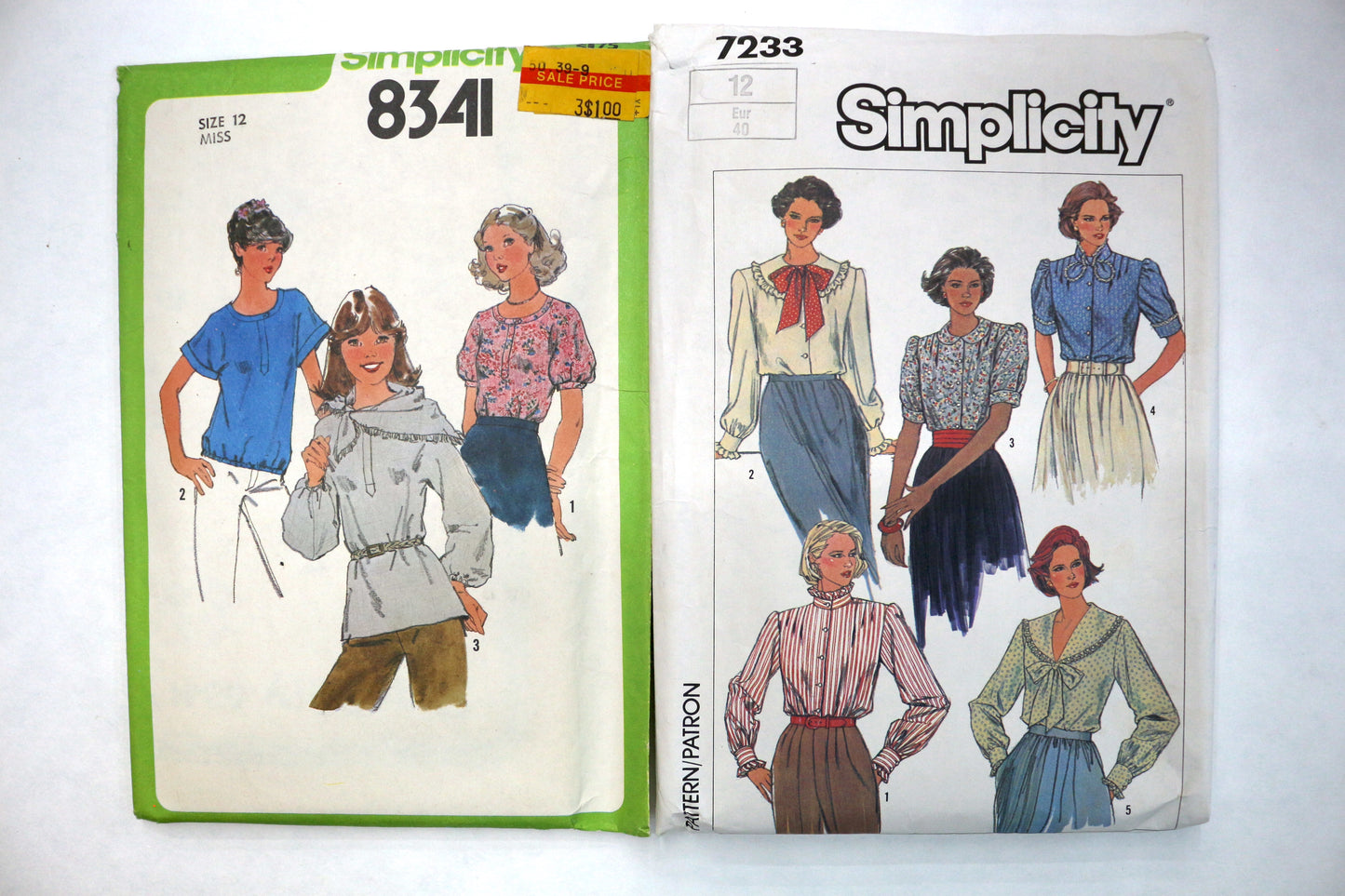 Simplicity 8341 Sewing Pattern or Simplicity 7233 Sewing Pattern