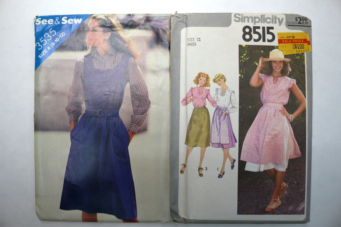 See & Sew 3535 Sewing Pattern or Simplicity 8515 Sewing Pattern