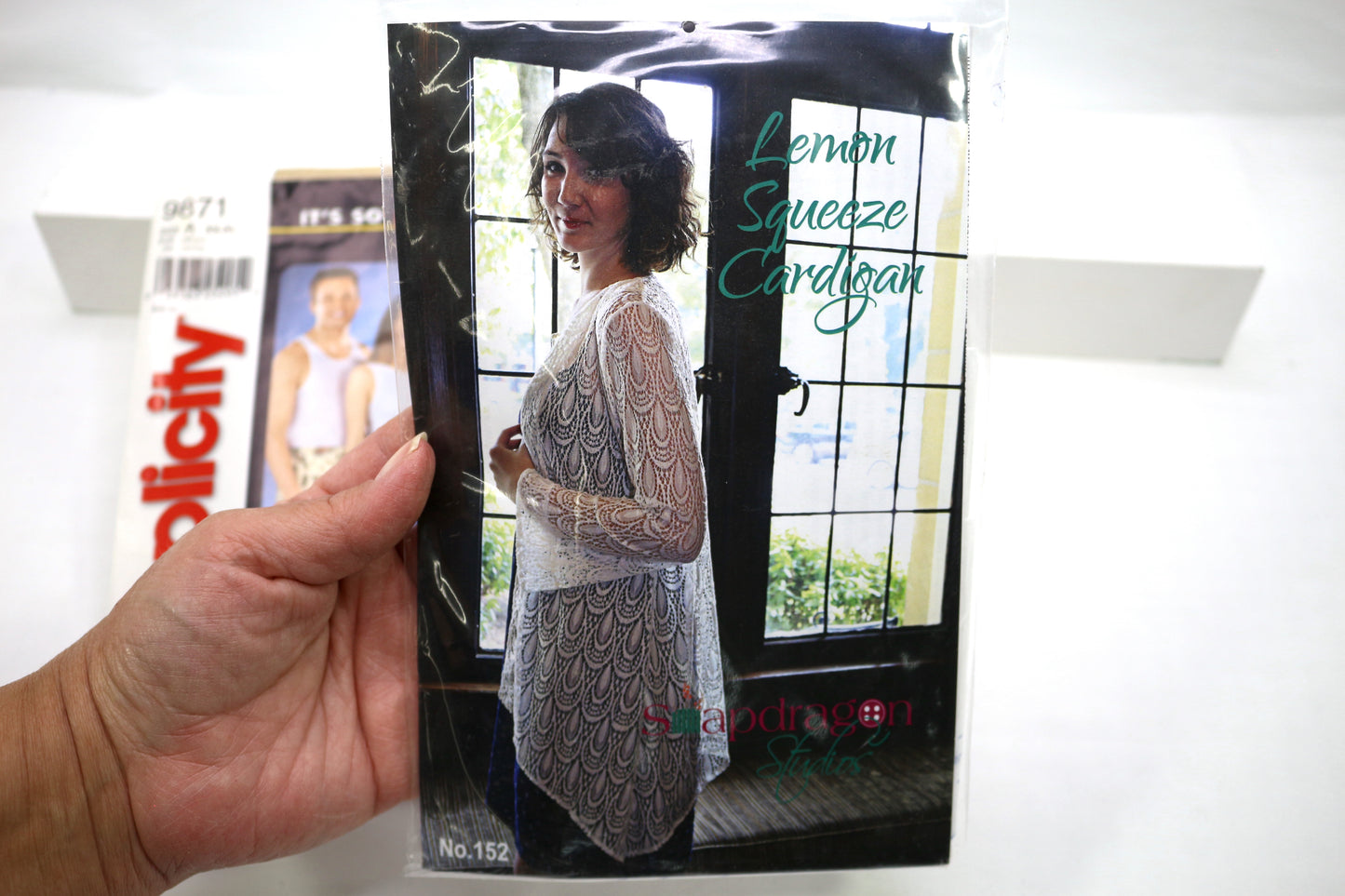 Simplicity 9871 Pajama Sewing Pants or Snapdragon Studios Lemon Squeeze Cardigan