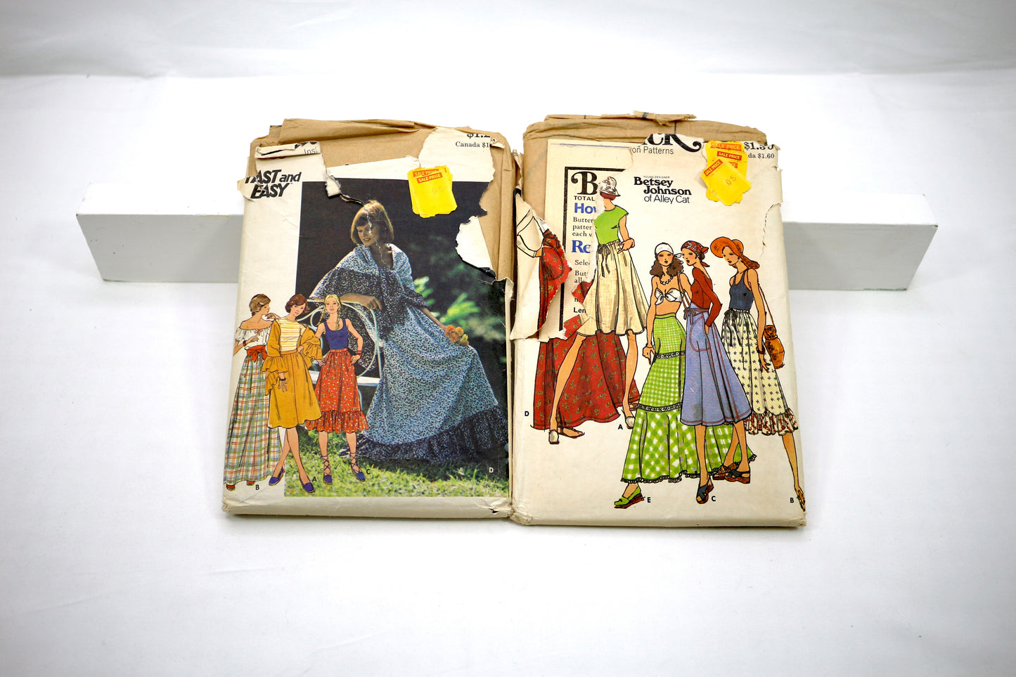 Butterick 4241 Skirt Pattern or Butterick 4089 Betsy Johnson Inspired BOHO Chic Pattern