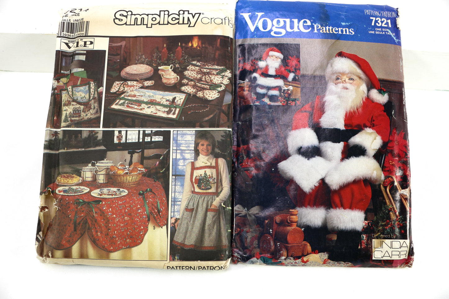 Simplicity 8214 Holiday Sewing Pattern or Vogue Santa Doll Sewing Pattern