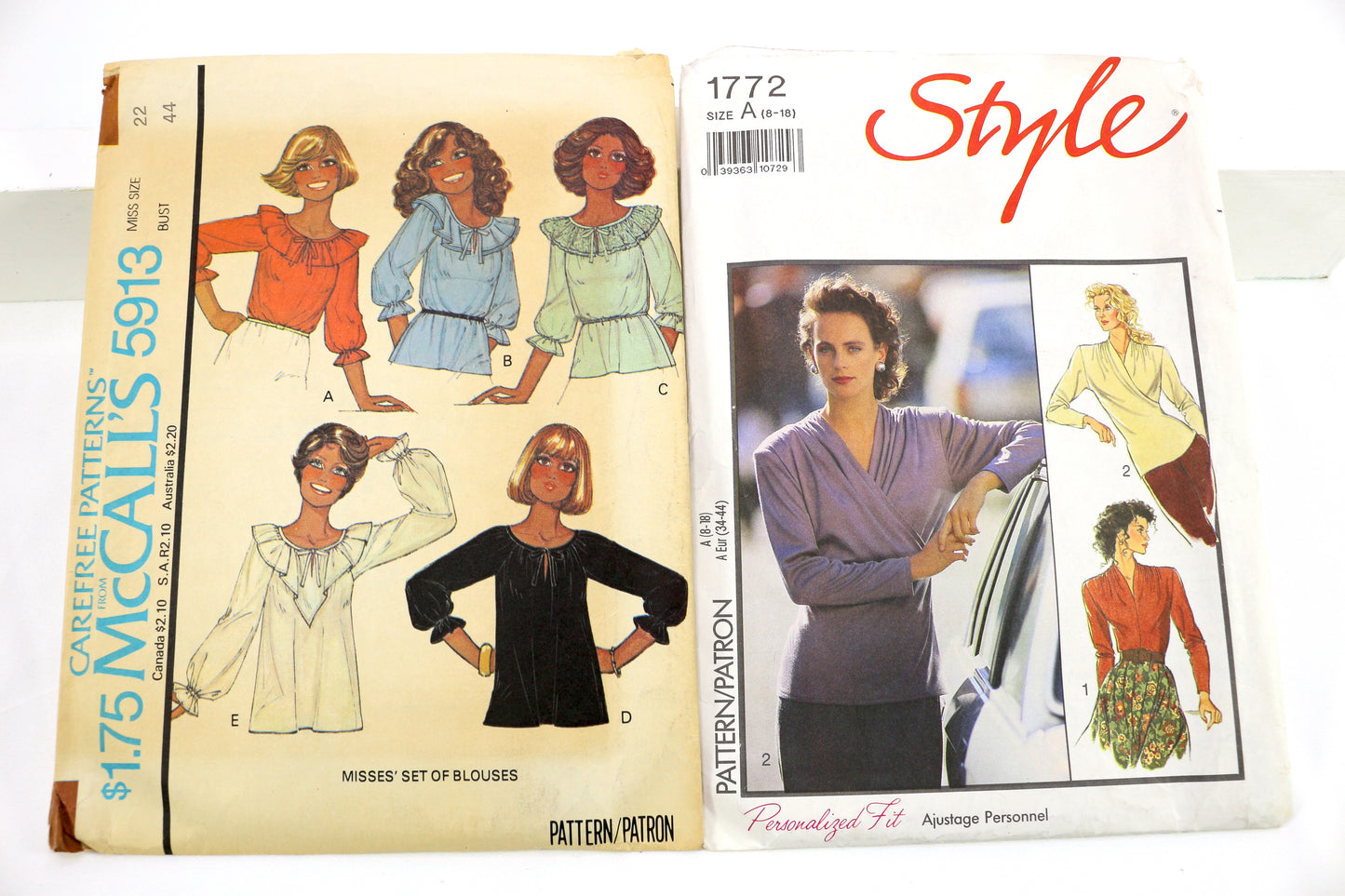 McCalls 5913 Womens Top Sewing Pattern or Style Womens Top Sewing Pattern