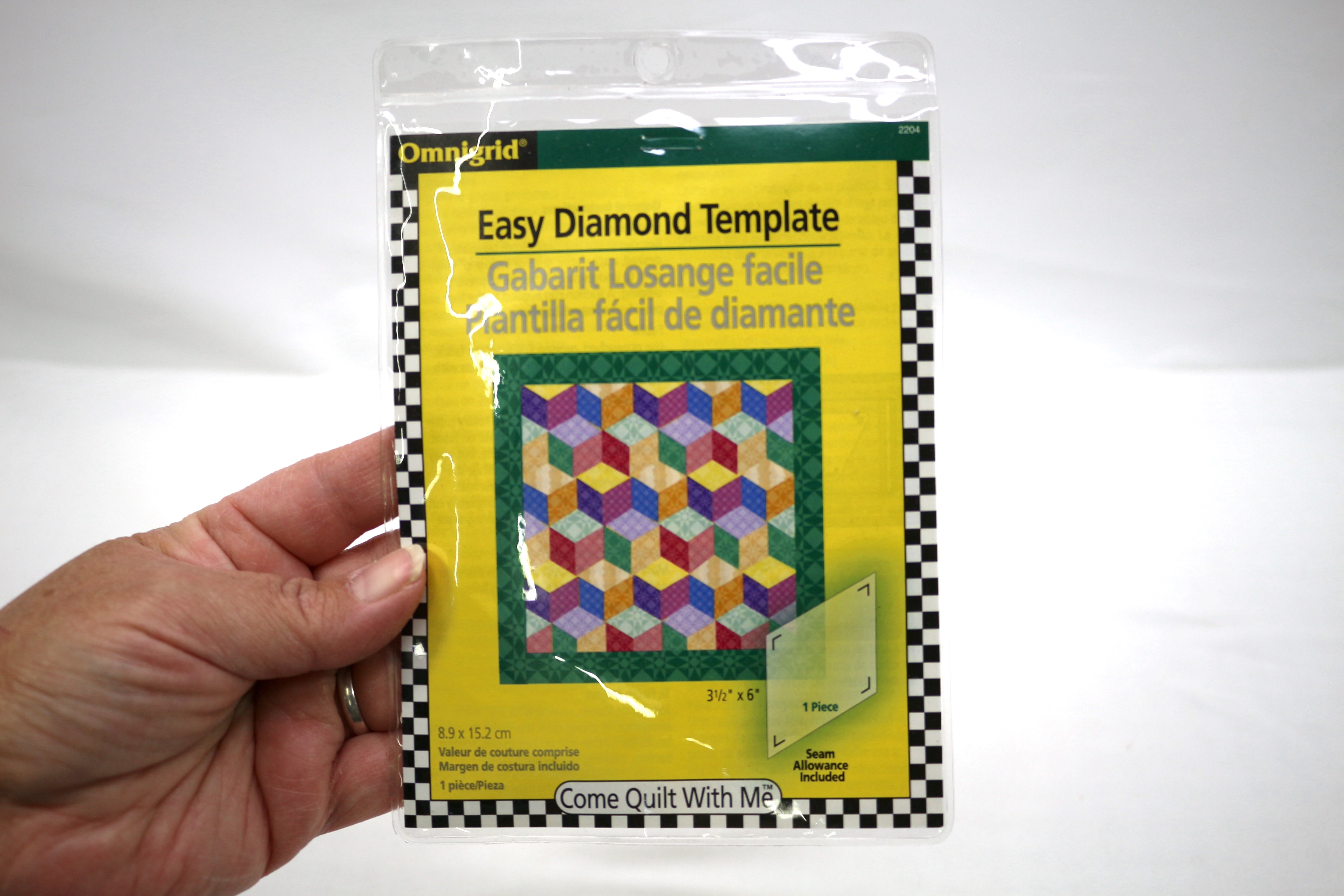 Clover Easy Diamond Template for Quilting Makeropolis