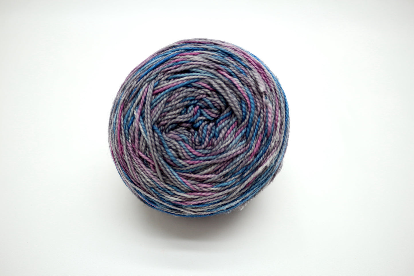 Rainy Skies Sock Yarn Cake