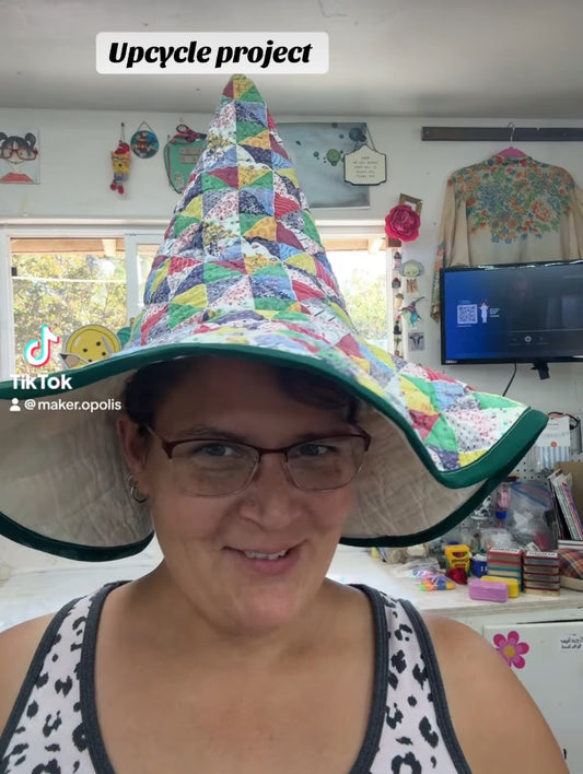 The Ultimate Upcycled Witch Hat