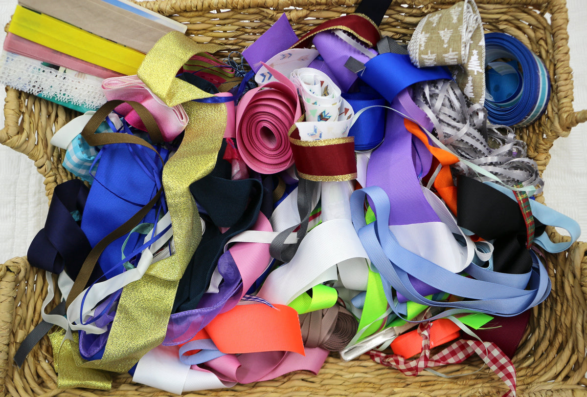 Variety Ribbon Bundle, Gift wrapping Ribbon, Bookmark Making, Bows, Junk Journal Crafting, Mixed Media Art