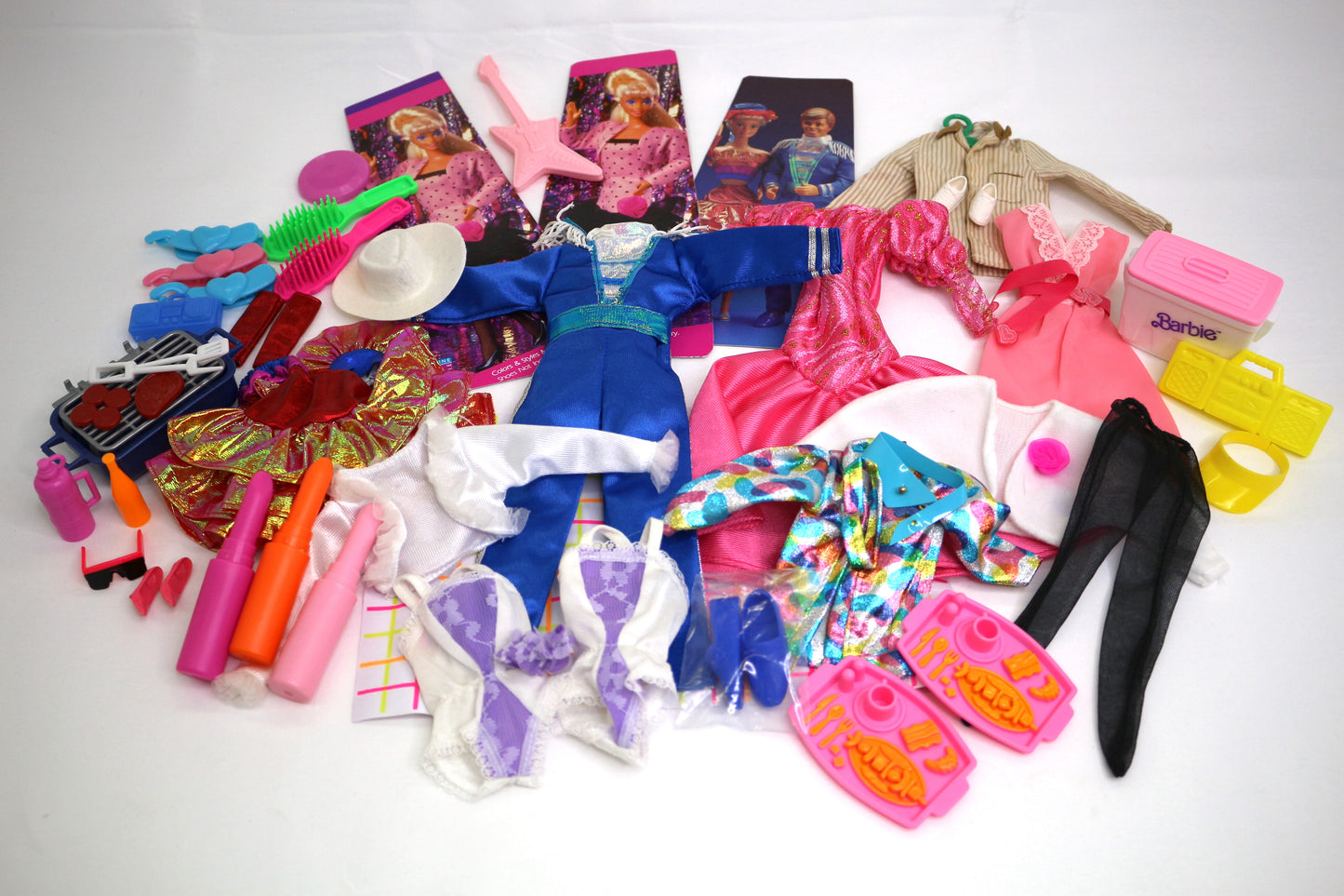 Barbie Outfits and Accessories, Junk Journal Accessories