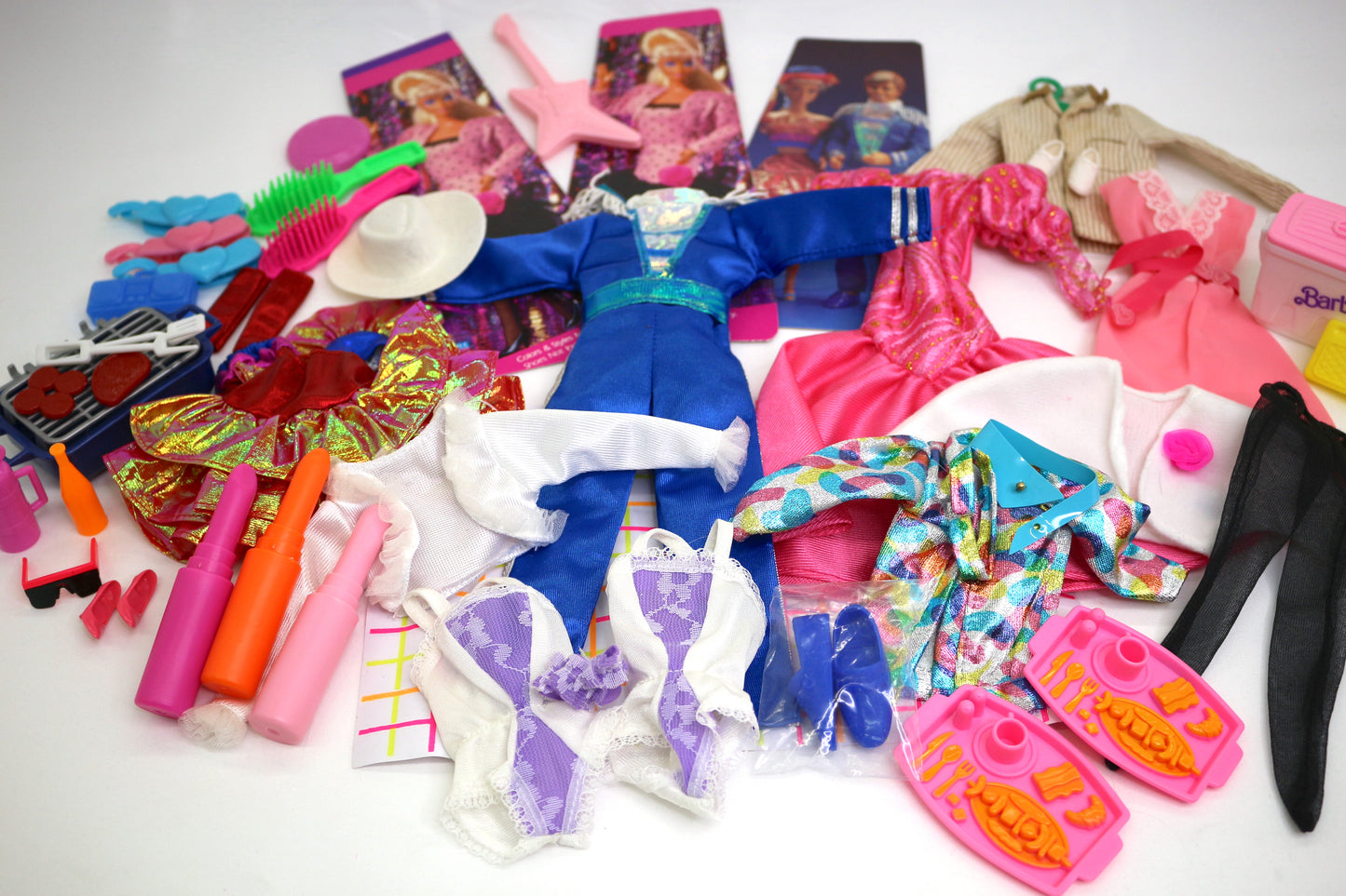 Barbie Outfits and Accessories, Junk Journal Accessories