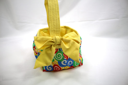 Handmade Cloth Basket, Teacher Decorations