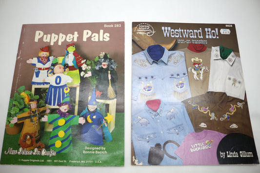 Puppet Pals or Westward Ho Iron on Transfers