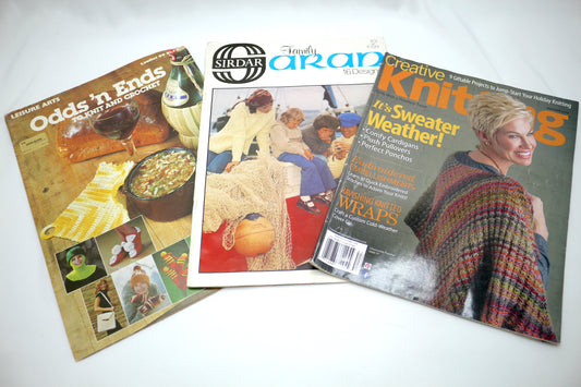 Crochet & Knit Booklet/Magazine Bundle