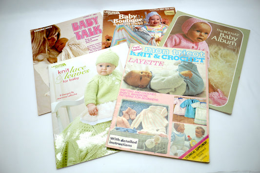 All things Baby Crochet & Knit Pattern Booklet Bundle