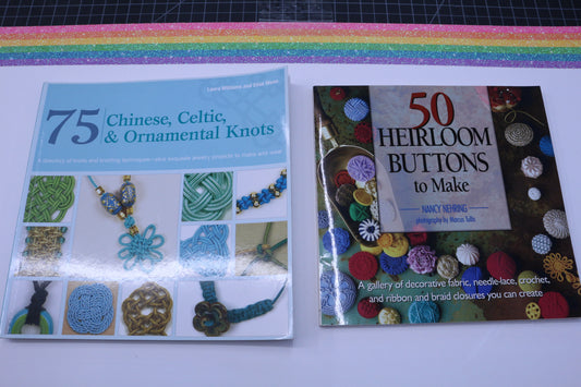75 Chinese, Celtic & Ornamental Knots or 50 Heirloom Buttons to Make