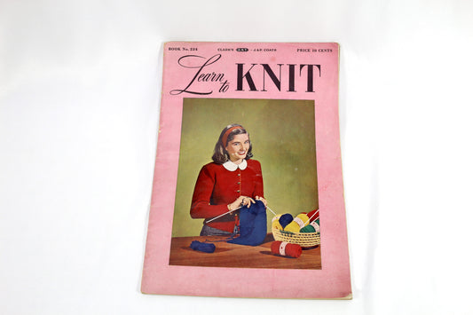 Vintage Learn To Knit