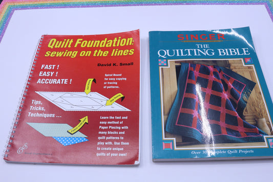 Quilt Foundation: sewing on the lines or Singer The Quilting Bible