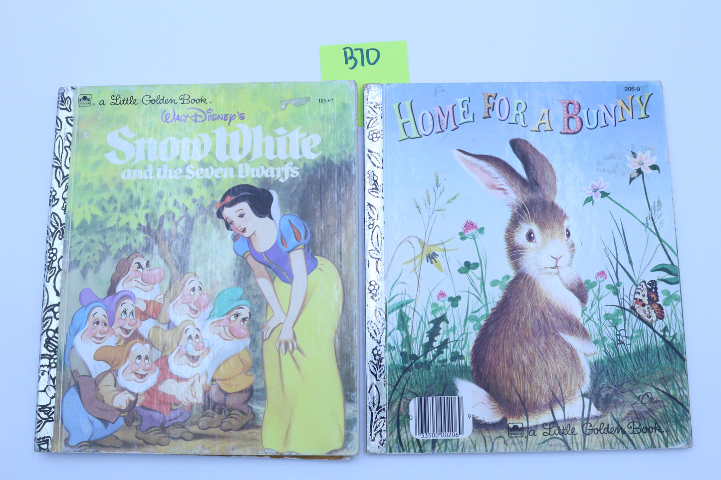 Little Golden Books Snow White or Home For A Bunny