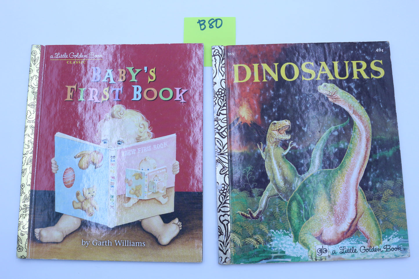 Little Golden Books Baby's First Book or Dinosaurs