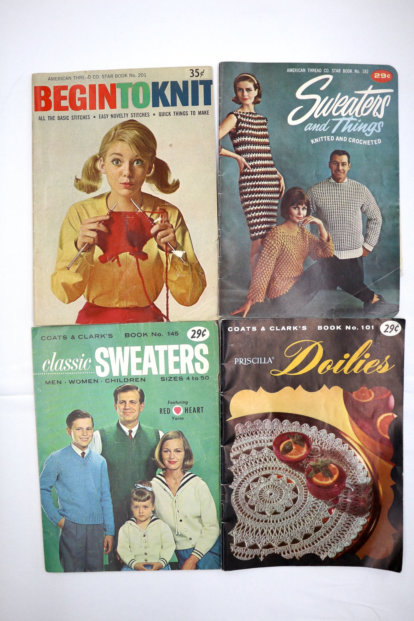 Vintage Knit & Crochet Booklets Bundle